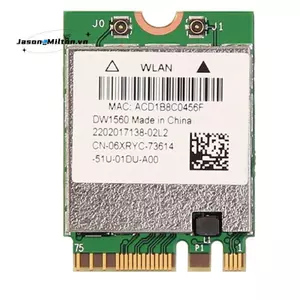 BCM94352Z DW1560 M.2 Bộ chuyển đổi Wifi Thẻ không dây 1200Mbps 802.11Ac 2.4Ghz / 5G Bluetooth 4.0 NGFF Card cho hệ điều hành