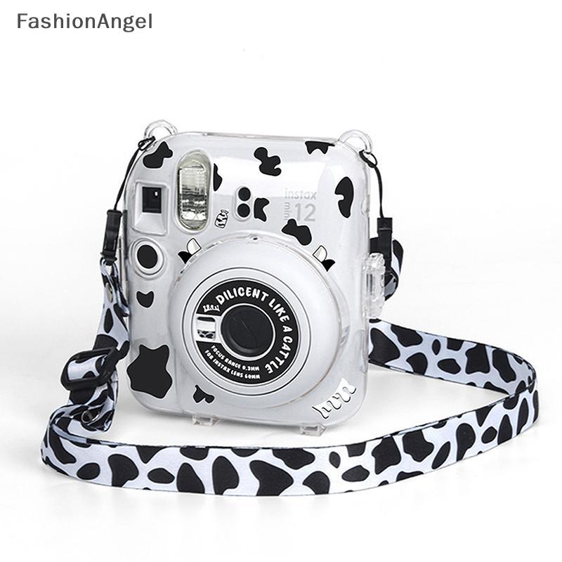 FashionAngel Cho Fujifilm Instax Mini 12 Vỏ Máy Ảnh Trong Suốt Bảo Vệ Mang Theo Túi Có Dây Đeo Vai Túi Bảo Quản VN