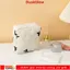 Túi đựng đồ trang điểm nhỏ DUSKGLOW, Túi đựng khăn ăn vệ sinh bằng vải Cotton, Túi ly hợp Mini Coquette nơ dành cho nữ