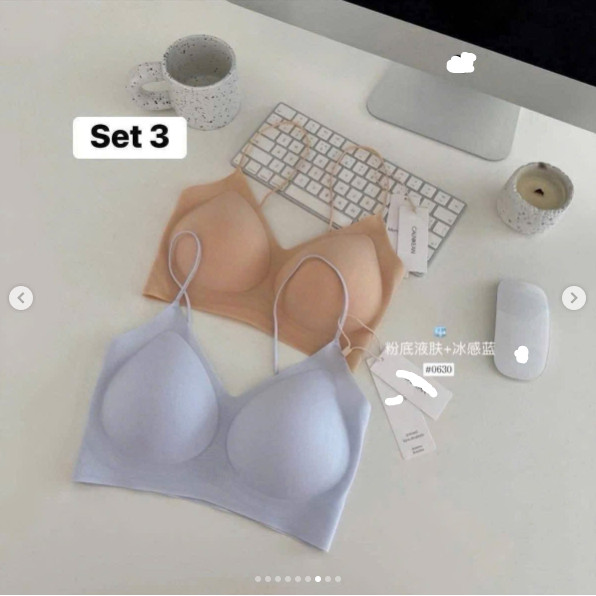 SET ÁO BRA C.. K & OI TẶNG KÈM QUẠT MINI
