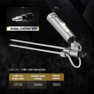 Chân cắm đất cao cấp RICE FISHING Xoay 360 độ gác cần câu đài SIÊU KHỎE LK-5