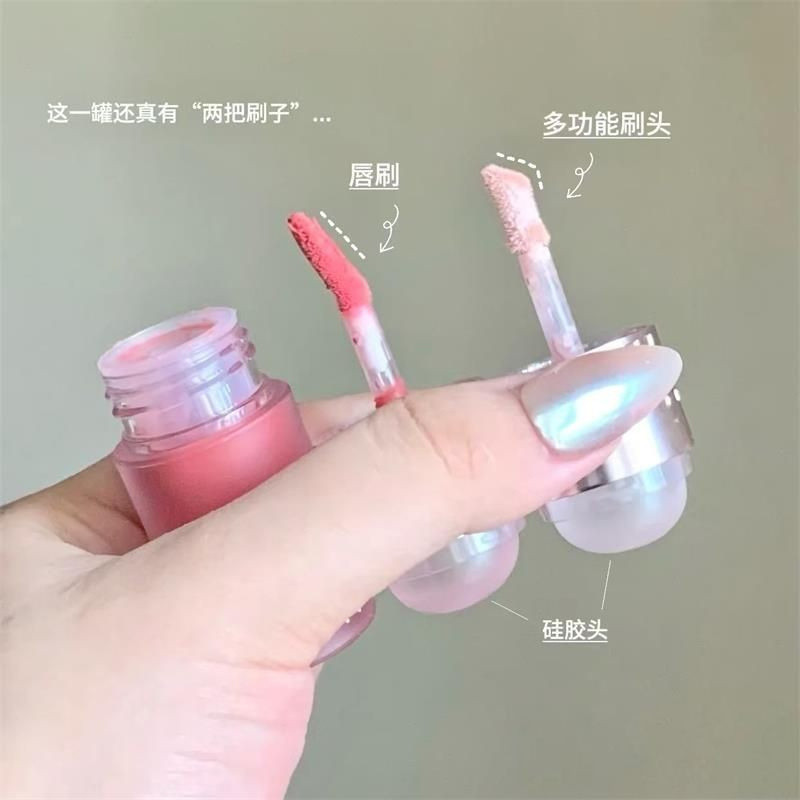 HỒNG BEAR Son môi kem đa năng ba trong một má hồng phấn mắt mở rộng màu VACF