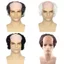 DELMER Ông Già Đầu Hói Tóc Giả, Anime Thẳng Xoăn Cạo Monk Cosplay Tóc Giả, Tiệc Lạ Mắt Tổng Hợp Ăn Mặc Tự Nhiên Halloween Tóc Giả Trang Phục Đảng