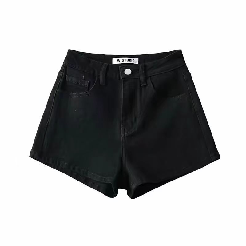 Quần Short Denim Co Giãn Cao Cấp Skinny Hip Lift - Phong Cách Hàn Quốc