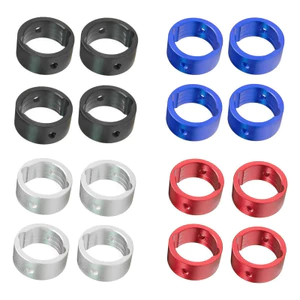 4 Kim Loại Vi Phân Ổ Đĩa Cốc Tay Lái Cốc Gia Cố Vòng Cho Traxxas 1 / 5 X-MAXX 1 / 6 XRT RC Xe Nâng Cấp Phần