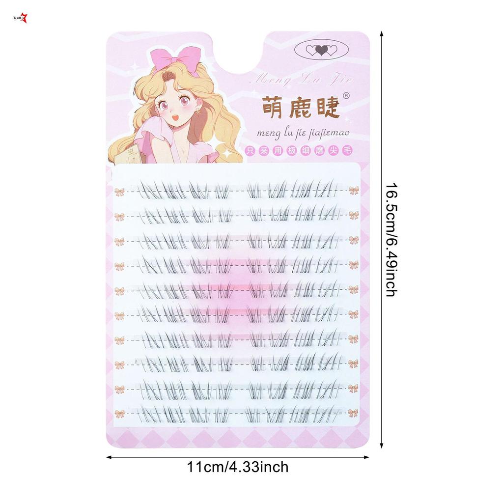 Cụm lông mi C Curl Bottom - Lông mi dưới riêng lẻ để sử dụng hàng ngày
