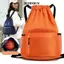 JKDESIGN Ba lô đa năng, Ba lô dây rút Nylon, Túi du lịch có thể giặt được dung tích lớn 5 màu thời trang Unisex