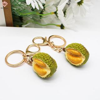 [PCW-T] Móc khóa sầu riêng sáng tạo Mô phỏng vui nhộn Trái cây Mặt dây chuyền nhỏ Chìa khóa ô tô Túi mặt dây chuyền Bapa Treo đồ trang trí Quà tặng
