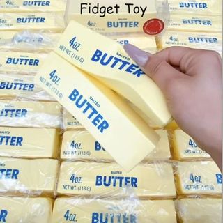 YONDR Soft Rebound Butter Stick, Đồ chơi ép bơ cầm tay chống căng thẳng, Giảm lo âu Căng thẳng Thư giãn cảm giác Thanh bơ thực tế cho