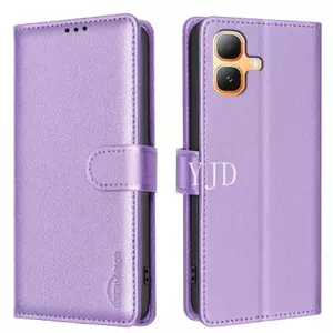 Ốp Lưng Cho Infinix Smart 20 X6840 Vỏ Da Cổ Điển Khe Cắm Thẻ Chống Rơi Vỏ Điện Thoại