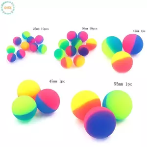 GHX 1 / 10 Chiếc Moonlight High Bounce Ball Co Giãn Juggling Jumping Balls Bouncing Ball Đồ Chơi Ngoài Trời Chơi Vui VN