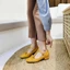 VNMZGG34-39 Kích Thước Lớn Nơ Ngọc Trai Trang Trí Hình Chữ T Khóa Dây Đeo Ngón Chân Vuông Ngọt Ngào Ballet Mary Jane Giày
