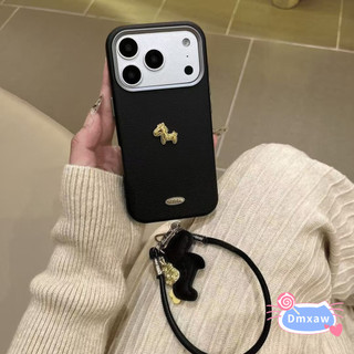 Ốp Điện Thoại Da PU Pony Vàng Dễ Thương Năm Mới Cho Honor Play 10 10A 400 Pro Lite 200 Pro 90 Smart 70 Lite Magic 6 5 4 Lite 5G 4G Vỏ Hoạt Hình Làm Giàu Vỏ Mềm Có Dây Đeo Ngựa