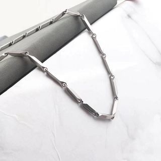 Phụ Kiện Thời Trang Nam Thép Titan Không Phai Màu, Đa Năng, Tinh Tế Mặt Dây Chuyền Hình Kim Cương Mặt Dây Chuyền Vòng Cổ