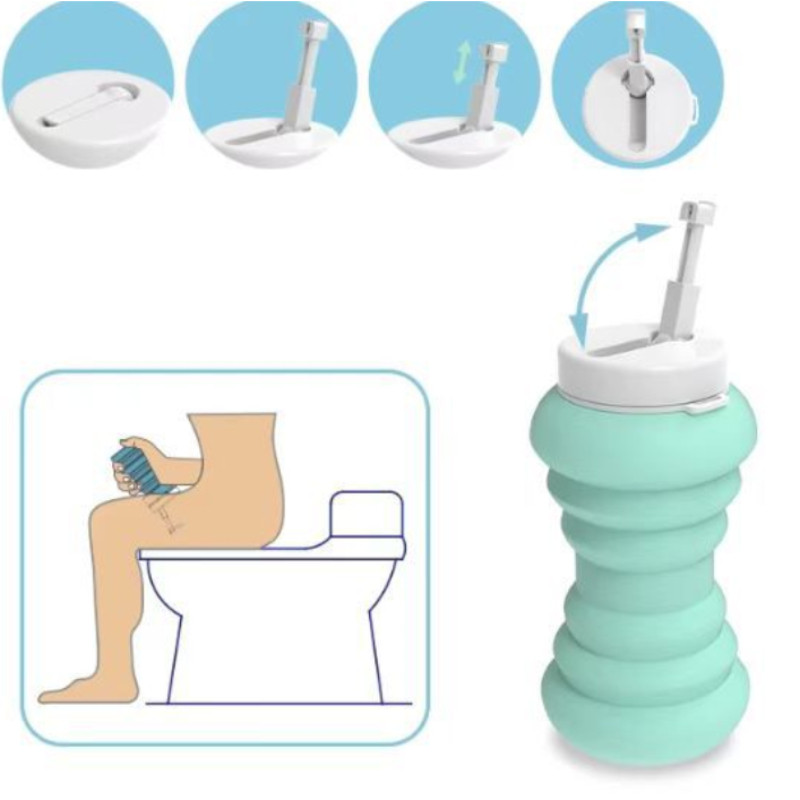 Bình Xịt Vệ Sinh Di Động 600ml - Gấp Gọn, Hỗ Trợ Làm Sạch Sâu, An Toàn Tiện Lợi Cho Phụ Nữ, Trẻ Em & Người Cao Tuổi