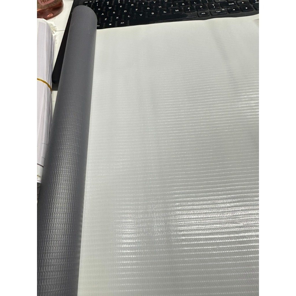 Bạt nhựa màu trắng đế ghi/xám 1m x 2m, 1mx1m cắt theo yêu cầu