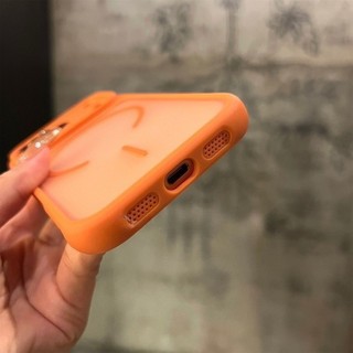 Tản nhiệt thoáng khí mờ mới 17promax thích hợp cho vỏ điện thoại Apple 14pro Max iPhone chống rơi cảm giác cao cấp 16 nữ mẫu nam trong suốt niche