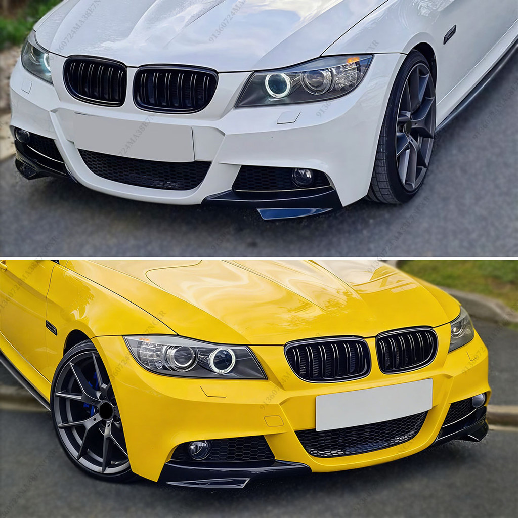 Trước Chin Ốp Lưng Môi Cho Xe BMW E90 E91 3 Series LCI 2009 2010 2011 2012 M Thể Thao Bộ Chia Điều Chỉnh Phụ Kiện Air Dam