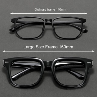 Kính râm unisex gọng dày 160mm cỡ lớn, chống tia cực tím