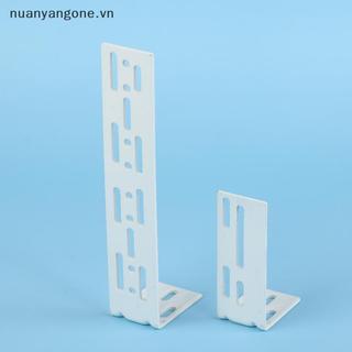 Nuanyangone.vn 1 / 2 Cái Giá Treo Tường Chất Lượng Cao Phụ Kiện Phần Cứng Cho Rèm Điện Tử Đơn / Đôi Đường Sắt Bên Gắn Chân Đế Theo Dõi Cực Mới