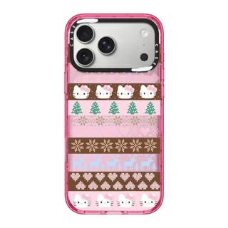 CASECASE X Nai Sừng Tấm Hello Kitty Hồng Fizz Màu Trong Suốt Cứng Hút Từ Tính Tác Động Dành Cho Apple IPhone 12 13 14 15 16 17 Pro Max Air Plus Có Hộp