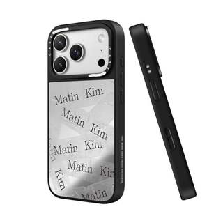 CASECASE X Matin Kim TAPE Ốp Lưng Gương Bạc Hút Từ Tính IPhone Dành Cho IPhone 17 Air 16 15 14 13 12 Pro Max Plus Ốp Lưng Cứng Có Hộp Khắc Logo