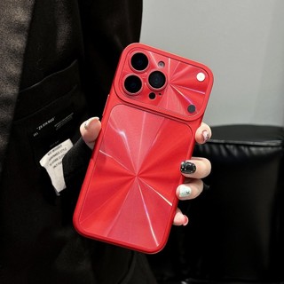 Ống Kính Bảo Vệ Phim Mạ May Mắn Phước Lành Màu Đỏ Bạc Ốp Lưng Điện Thoại iPhone 17Promax 17pro 13 14 15 16 Pro Max Chống Sốc Nam Nữ Vỏ Di Động
