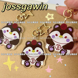 GMMTV EmiBonnie JossGawin ‌JuniorMark Cosplay Key Chain Acrylic Keychain Cartoon WilliamEst Bag Pendant
