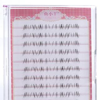 Cụm mi dưới tự nhiên cho Manga Look 4-6mm Chiều dài hỗn hợp Màu đen C-Curl Sợi tổng hợp nhẹ để sử dụng sân khấu ảnh hàng ngày