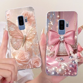 Dành Cho Samsung Galaxy S9 + S9 Mới Thanh Lịch Họa Tiết Mèo Vỏ Silicon Mềm TPU Vỏ Điện Thoại