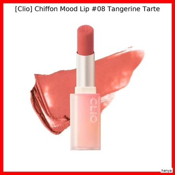 [Clio] Son môi tâm trạng voan #08 Tangerine Tarte / Son Tint Hàn Quốc / Màu sống động / Chính hãng 100% của hanya