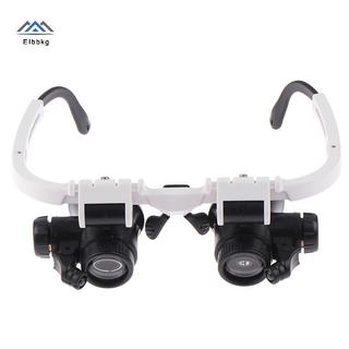 Kính lúp kính ELBBKG có đèn LED 8X 15X 23X Đồng hồ Jeweler Loupe mới
