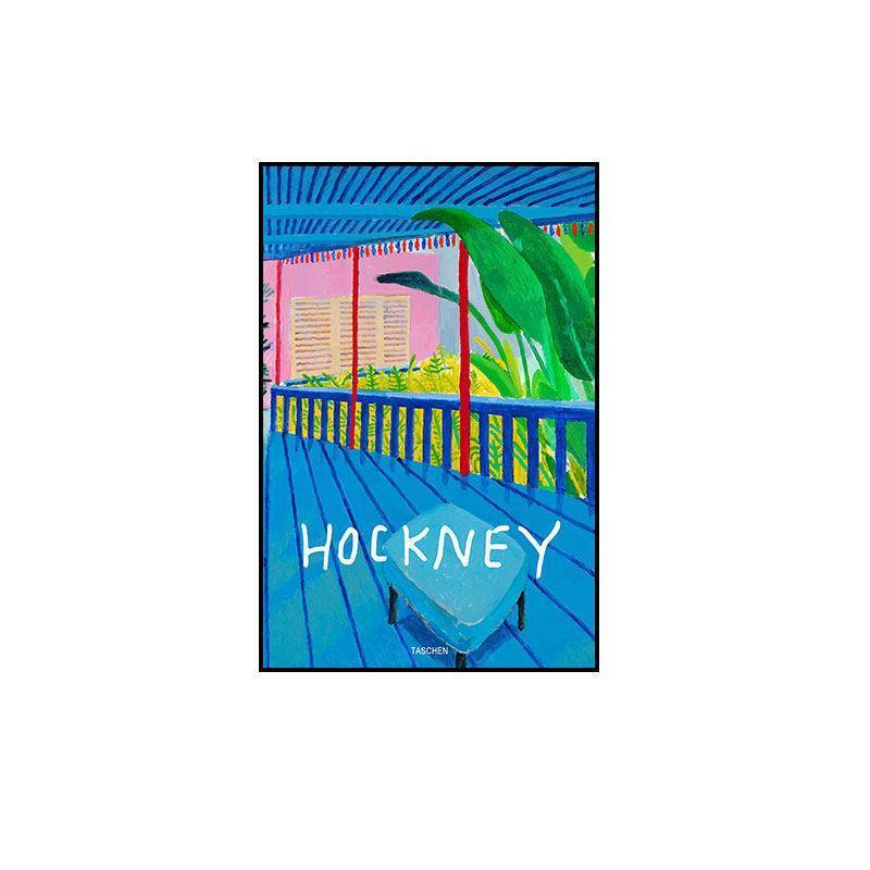 Tranh canvas trang trí David Hockney cho tường nền sofa phòng khách, phòng ngủ và quán cà phê