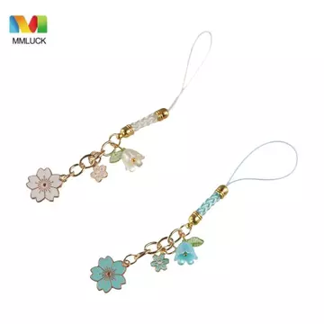 MMLUCK Vỏ Điện Thoại Di Động Móc Khóa, Dây Đeo Điện Thoại Hoa Sakura, Dây Điện Thoại Di Động DIY Đa Năng Dễ Thương Nhiều Màu Sắc Hoa Dây Điện Thoại Cô Gái Quà Tặng