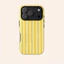 Họa tiết sọc dọc màu vàng tối giản Thích hợp cho iPhone 17 Pro max Plus Air / 16 / 15 / 14 / 13 / 12 / 11 / XS / XSmax / 7 / 8 plus Vỏ cứng hai lớp chống sốc Vỏ bao gồm tất cả