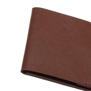 [COD] Ví nhỏ gọn PURECOTTON0, Khe cắm bút tích hợp Ví nhỏ gọn đa chức năng bằng da PU thủ công, Ví đựng tiền xu chống nước du lịch