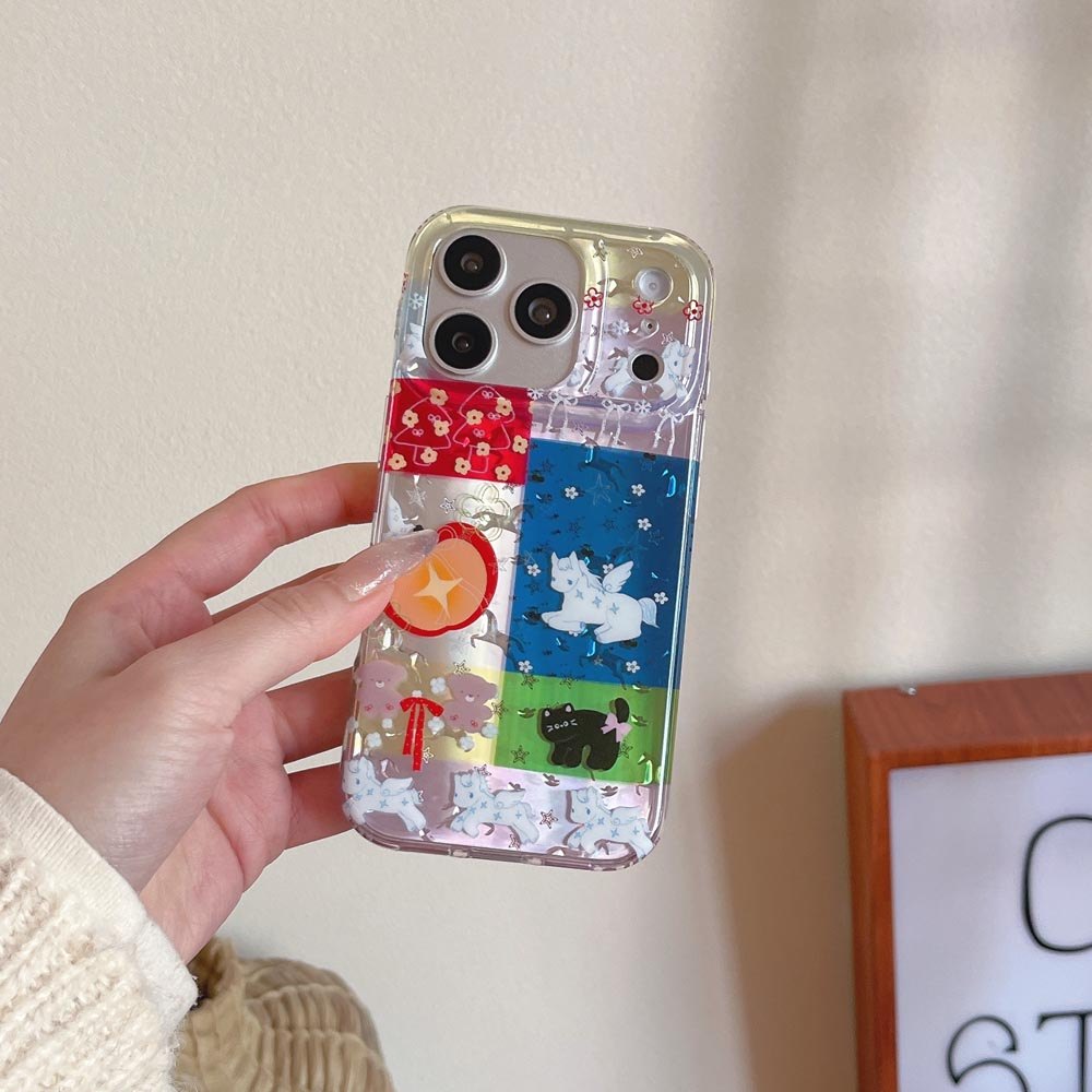 Vỏ cứng Tương thích với iPhone 13 14 14Pro 14ProMax 15 15Pro 15ProMax 16 16Pro 16ProMax 17 17Pro 17ProMax Ốp họa tiết móng chân nối