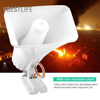 VBESTLIFE Loa báo động có dây âm thanh kép 150 dB DC 12V cho hệ thống ngoài trời an ninh gia đình