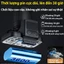 Đèn đội đầu LED siêu sáng - USB sạc chống nước, pin dung lượng cao cho câu cá cắm trại