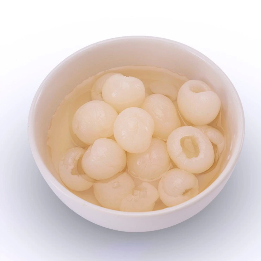 Nhãn Lồng Nước Đường TIM Lon 565g Trái Nhãn To Dày Ngọt Thanh, Thơm Dịu, Tiện Dùng