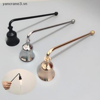 {YAN} Nến giảm chấn Nến Dụng cụ không gỉ Tay cầm dài Bình chữa cháy Chuông Phụ kiện Wis Out Thép Dập tắt Phụ kiện {ya}