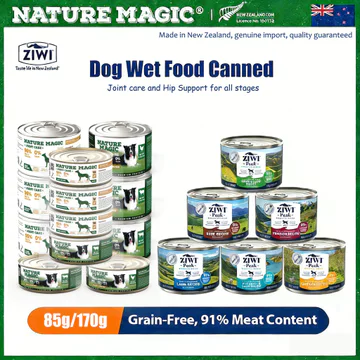ZIWI PEAK Thịt Cao Cấp Thức Ăn Cho Chó Ướt Không Hạt Thức Ăn Cho Chó Tự Nhiên NZ Nhập Khẩu Cao Cấp Đóng Hộp Nhiều Hương Vị 170g NATUREMAGIC
