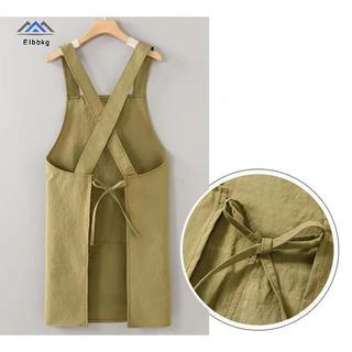 ELBBKG Nấu Ăn Nhà Bếp Tạp Dề Thoáng Khí Chống Mòn Người Lớn Eo Tạp Dề Chống Mọc Mềm Nhà Hàng Quần Áo Làm Việc Nhà Mới