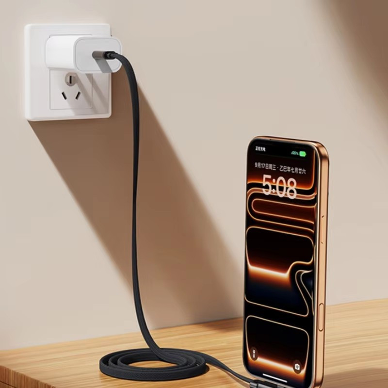 90° Thiết kế uốn cong để chơi game thoải mái, Cáp sạc USB C có chân đế Sạc nhanh 240W PD, Truyền dữ liệu 480Mbps & Giá đỡ có thể thu vào để xem văn phòng / phim, bền bỉ