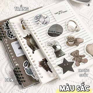 Sổ Còng Muji B5/A5 Thay Lõi Giấy - Sổ Tay Ghi Chép Học Sinh Bìa PP Trong Chống Nước, Giấy Kẻ Ngang, Caro Dày Mịn