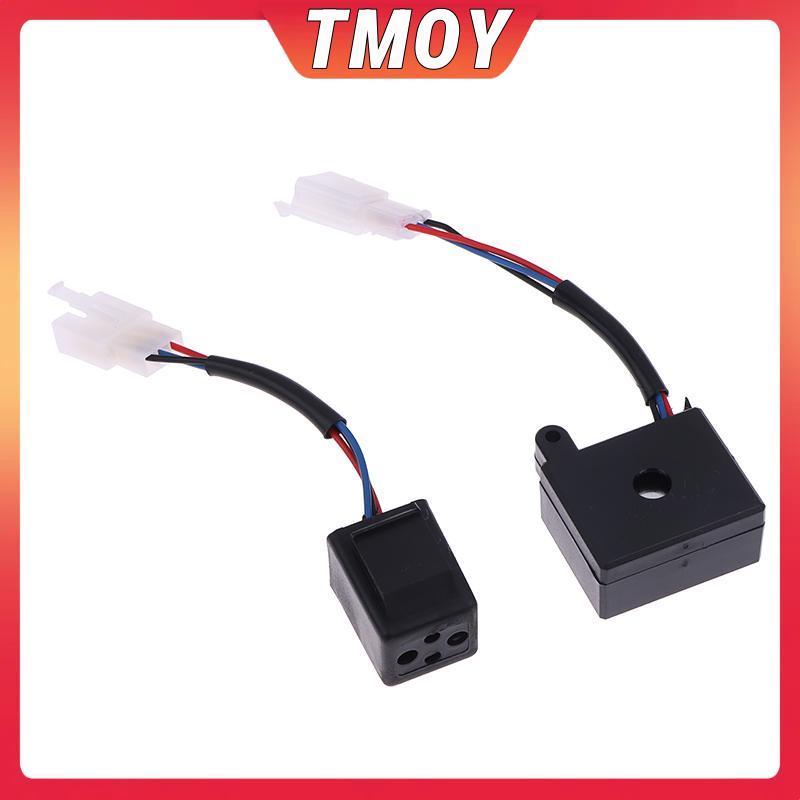 TMOY Xe Đạp Điện 12V 48 / 60V LED Nhấp Nháy Rơle Bật Tín Hiệu Flasher 3 Dây Nhấp Nháy Đèn Led Rơle W / Beep E-bike Xe Tay Ga Phần TMOY
