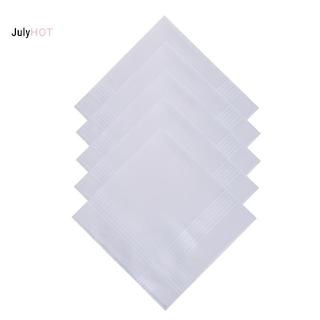 Khăn Tay Cotton Mềm Mại Màu Trắng - Phù Hợp Cho Quý Ông Hoặc Làm Quà Tặng DIY