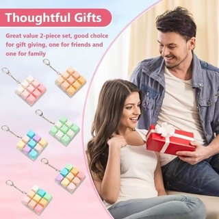 Bán Mới DIY Bàn Phím Fidget Móc Khóa Phím Nút Giảm Căng Thẳng Clicker Đồ Chơi Ngón Tay Bàn Phím Nắp Người Lớn