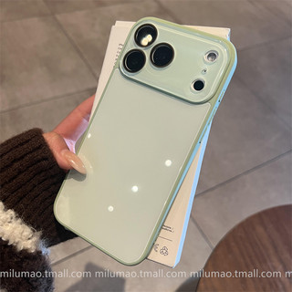 Ốp Điện Thoại Thủy Tinh Pha Lê Silicon Sang Trọng Cho iPhone17 16 15 14 13 12 11 Pro Max Chống Sốc Bảo Vệ Camera Ốp Lưng Cứng Chống Rơi