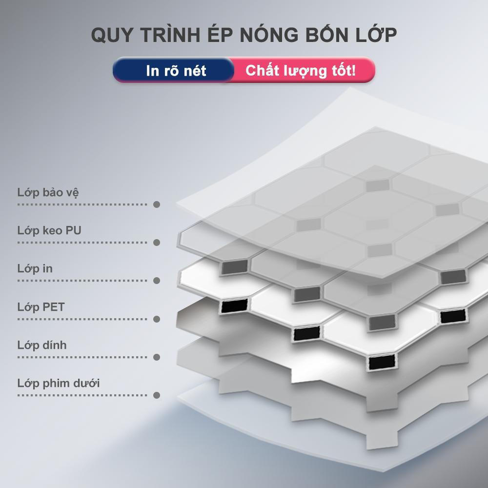 Nhãn dán tường MORCART, Gạch tự dính 3D, Thích hợp cho nhà bếp, phòng tắm và tường, Chống thấm nước và chống dầu, 1 miếng, 30cm X 30cm, Đồ trang trí nhà bếp, Nhãn dán